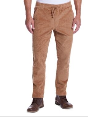 Weatherproof Vintage Men's Wide Wale Corduroy Pants - Khaki SIZE L NWT